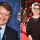 Left: Ken Jennings (VALERIE MACON/AFP via Getty Images), Right: Mayim Bialik (MICHAEL TRAN/AFP via Getty Images)
